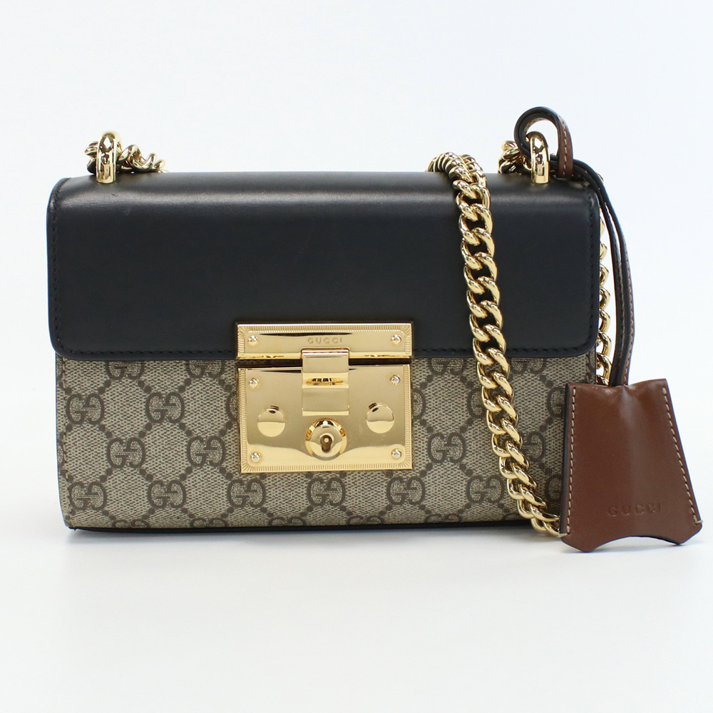 Gucci GG Shoulder Padlock Crossbody Shoulder Bag